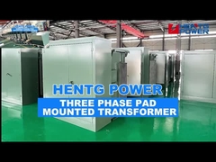 Driefasige transformer op pad